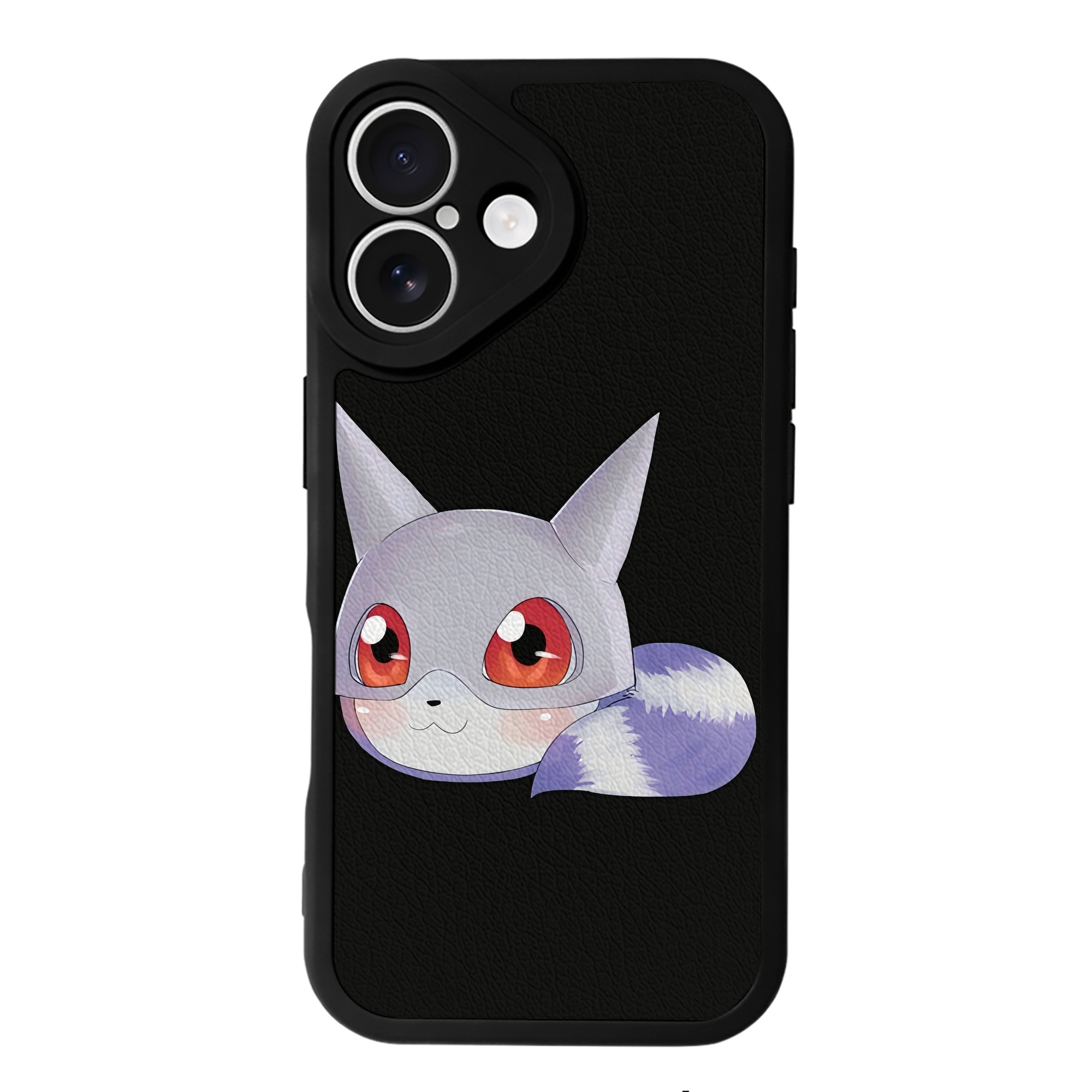 （画像用） Digimon デジタルモンスター/デジモン 【iPhone 16シリーズ対応】シリコンスマホケース（レザー調） 材質：シリコン
